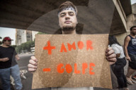 NEWS - Sao Paulo: Demo gegen die Absetzung von Dilma Rousseff