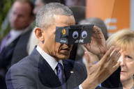 NEWS - Obama und Merkel beim Rundgang durch die Hannover Messe