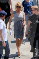 EXKLUSIV - Pamela Anderson am Set zu "Baywatch"