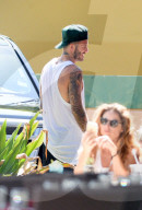 EXKLUSIV - David Beckham zeigt seine Tattoos in Miami Beach