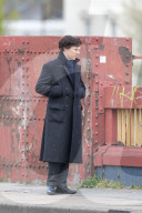 PEOPLE - Benedict Cumberbatch bei Dreharbeiten zu Sherlock in London