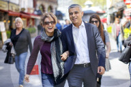 NEWS - London: Bürgermeister-Kandidat Sadiq Khan spaziert durch die Stadt
