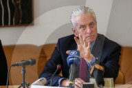 NEWS - Genf: Michael Douglas als Friedensbotschafter bei einer PK der Nuclear Threat Initiative