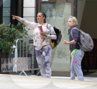EXKLUSIV - Mel B unterwegs in den Gym