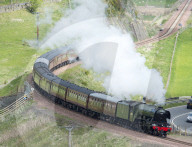 FEATURE - Flying Scotsman: Ein Dampfzug unterwegs durch Grossbritannien