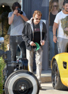 PEOPLE - Johnny Hallyday trifft Lenny Kravitz zum Dinner im Nobu