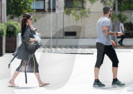PEOPLE - Schwangere Megan Fox geht Essen mit Brain Austin Green