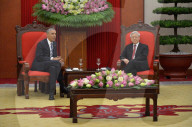 NEWS - Vietnam: US Präsident Barack Obama trifft sich mit Präsidenten Tran Dai Quang in Hanoi