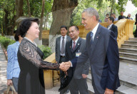 NEWS - Vietnam: US Präsident Barack Obama trifft sich mit Präsidenten Tran Dai Quang in Hanoi