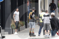 PEOPLE - David Beckham dreht einen Werbefilm in Notting Hill 