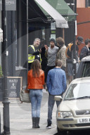 PEOPLE - David Beckham dreht einen Werbefilm in Notting Hill 