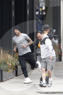 PEOPLE - David Beckham dreht einen Werbefilm in Notting Hill 