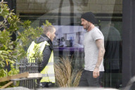 PEOPLE - David Beckham dreht einen Werbefilm in Notting Hill 