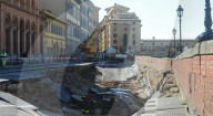 NEWS - Erdloch in Florenz: 200 Meter Strasse abgesackt