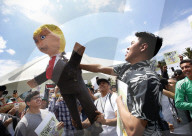 NEWS - Anti-Trump Demonstration in Anaheim