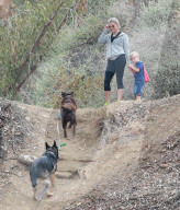 Reese Witherspoon Enjoys A Family Hike In Pacific Palisades 
