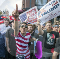 NEWS - USA Vorwahlen: Wiederum Kontroverse während Trump-Auftritt