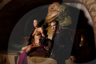 PEOPLE - Carrie Fisher trifft Prinzessin Leia bei Madame Tussauds