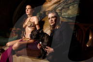 PEOPLE - Carrie Fisher trifft Prinzessin Leia bei Madame Tussauds