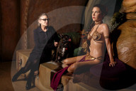 PEOPLE - Carrie Fisher trifft Prinzessin Leia bei Madame Tussauds