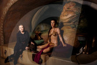 PEOPLE - Carrie Fisher trifft Prinzessin Leia bei Madame Tussauds