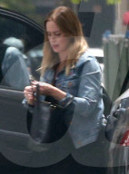 PEOPLE - Schwangere Emily Blunt verlässt Business-Lunch in Beverly Hills