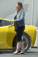 PEOPLE - Schwangere Emily Blunt verlässt Business-Lunch in Beverly Hills
