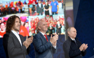 Russian President Vladimir Putin Launches FIFA Volunteer Program