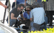 PEOPLE - Amanda Seyfried kriegt Besuch auf dem Set von Freund Thomas