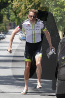 EXKLUSIV - Jenson Button nach der Bike-Tour in Los Angeles