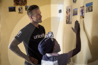 PEOPLE - David Beckham besucht Hilfswerk in Swaziland