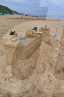 FEATURE - Sand Paläste am Bournemouth Beach