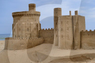 FEATURE - Sand Paläste am Bournemouth Beach