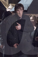 PEOPLE - Benedict Cumberbatch und Martin Freeman bei Dreharbeiten in London