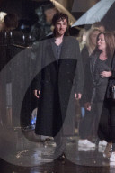 PEOPLE - Benedict Cumberbatch und Martin Freeman bei Dreharbeiten in London