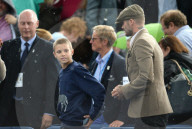 PEOPLE - Tennis: David und Romeo Beckham beim Spiel Verdasco - Wawrinka im Queens Club