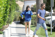 EXKLUSIV - Kylie Jenner mit Scott Disick in Calabasas unterwegs