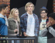 EXKLUSIV - Dreharbeiten zu 'Status Update'