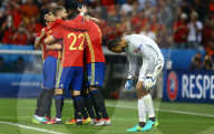 EURO 2016 - Spanien gegen Türkei