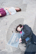 NEWS - Flashmob in Belgien gegen Krieg in Syrien