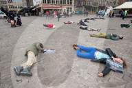 NEWS - Flashmob in Belgien gegen Krieg in Syrien