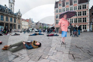 NEWS - Flashmob in Belgien gegen Krieg in Syrien
