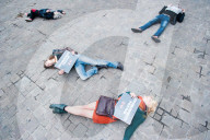NEWS - Flashmob in Belgien gegen Krieg in Syrien