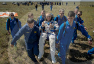 NEWS - Expedition 47 mit Astronaut Tim Peak in Kasachstan gelandet