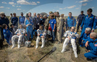 NEWS - Expedition 47 mit Astronaut Tim Peak in Kasachstan gelandet