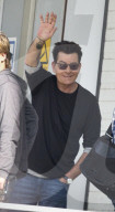Charlie Sheen out and about, Stockholm, Sweden - 15 Jun 2016