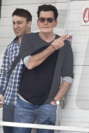 Charlie Sheen out and about, Stockholm, Sweden - 15 Jun 2016