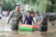 NEWS - China: Heftige Regenfälle verursachen Überschwemmungen