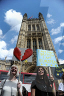 NEWS - Pro European 'Remain' Protestanten in London