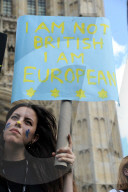 NEWS - Pro European 'Remain' Protestanten in London